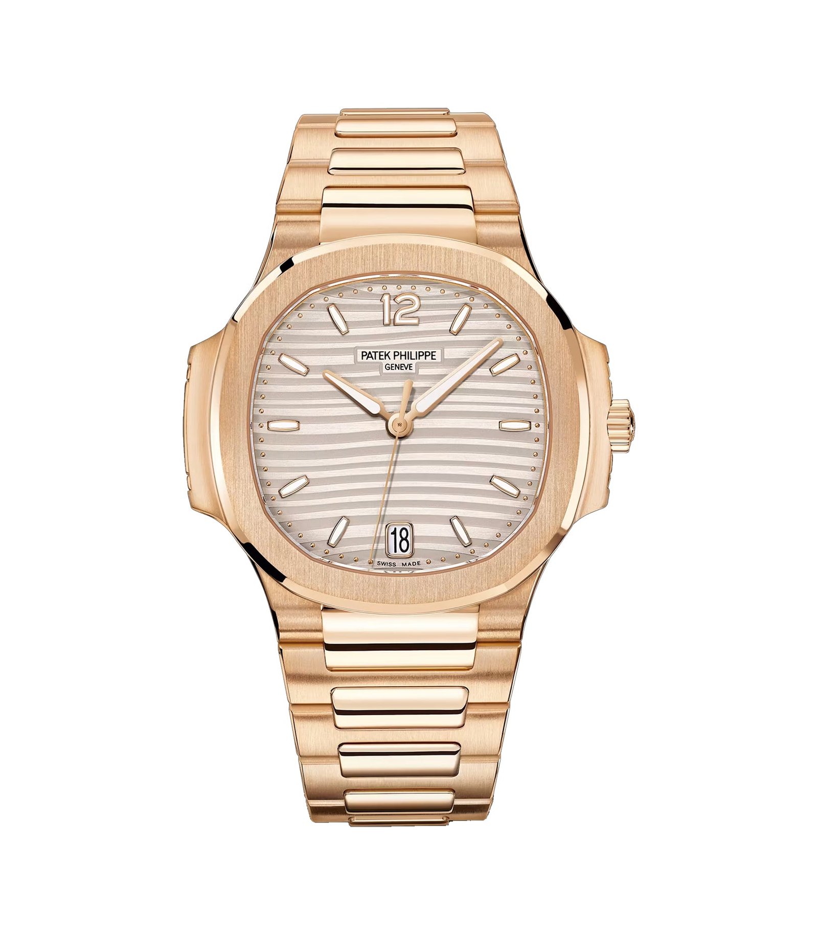 7118-a.jpg 35mm 18k Rose Gold Silver Dial Self Winding - 图片 1