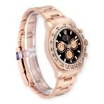 Rolex Daytona 116505 Black Dial Rose Gold Mens Watch - 图片 5