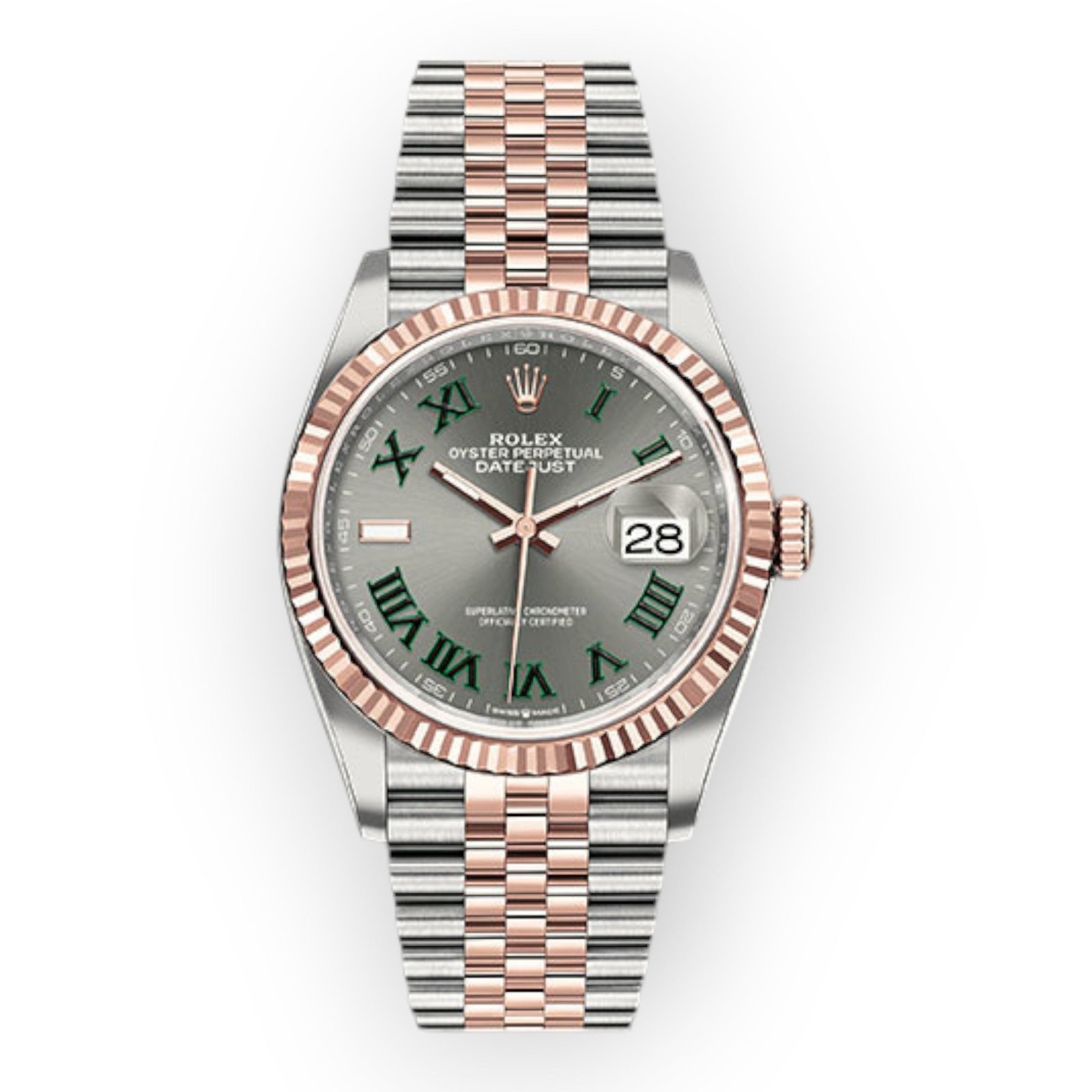 Pre-Owned-Rolex-Everose-Rolesor-Datejust-36-Watch-126231-Wimbledon-Dial-Jubilee-Bracelet-JD-Watches-NY.jpg Rolex Everose Rolesor Datejust 36 Watch 126231 Wimbledon Dial Jubilee Bracelet - 图片 1