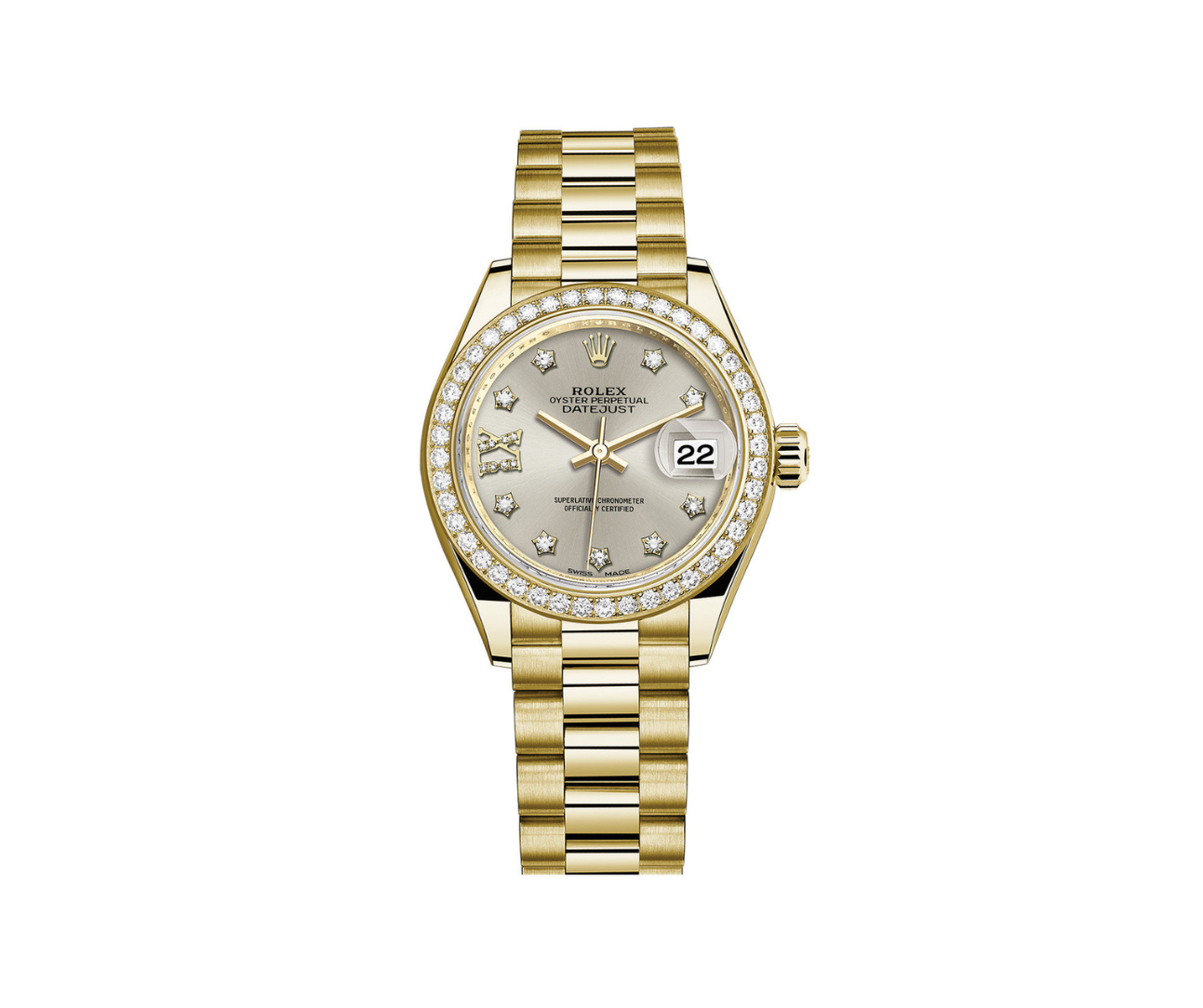 Pre-Owned-Rolex-Lady-Datejust-28-Yellow-Gold-with-Diamond-Bezel-Silver-Dial-Ref_-279138RBR-JD-Watches-NY.png Rolex Lady-Datejust 28 – Yellow Gold with Diamond Bezel & Silver Dial Ref. 279138RBR - 图片 1