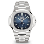 Patek Philippe Nautilus Annual Calendar Moon Phases – Ref. 5726/1A-014 | 40.5mm Blue Dial with Stainless Steel Bracelet
