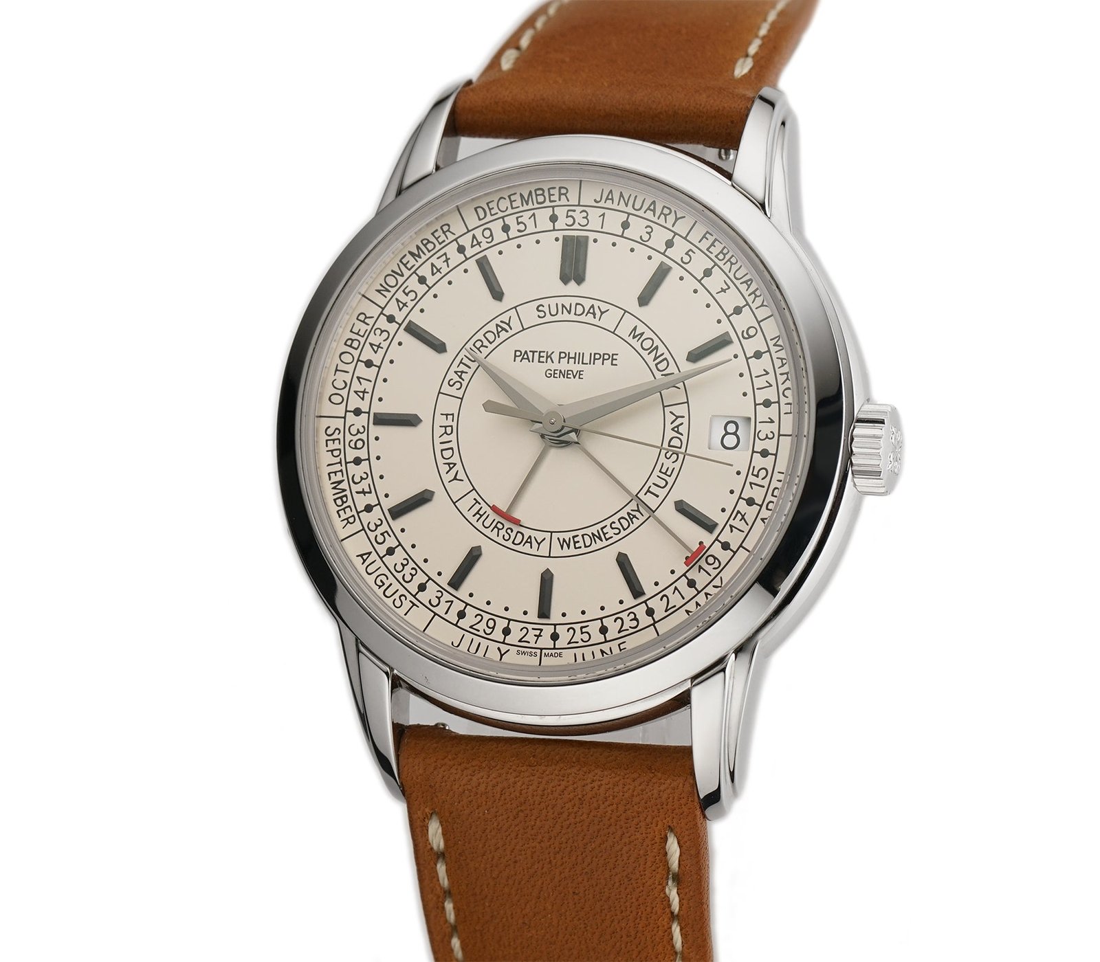 Untitled-3_a40e3e92-1a95-427f-926a-6b357861a8fe.jpg 40mm Weekly Calendar Steel Silver Dial 2020 - 图片 1